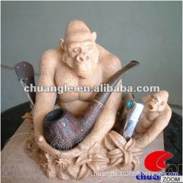 OEM factory Custom High Quanlity polyresin Ashtray Product tobacco pipe crafts